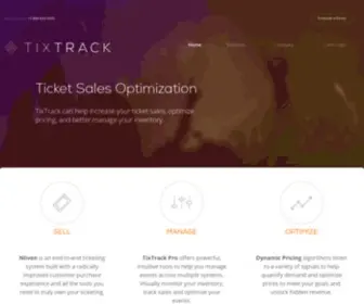 Tixtrack.com(Tixtrack software) Screenshot