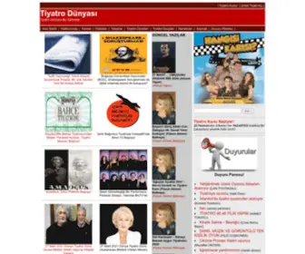 Tiyatrodunyasi.com(Tiyatro Dünyası) Screenshot