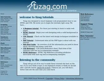 Tizag.com(Tizag Tutorials) Screenshot