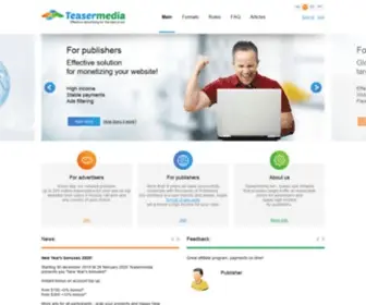 Tizermedia.net Screenshot
