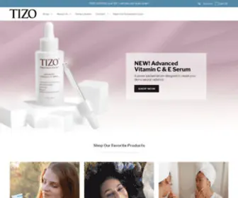 Tizofusion.com(TIZO Skincare) Screenshot