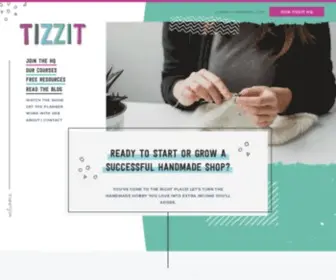 Tizzit.co(Start and Grow Your handmade Shop) Screenshot