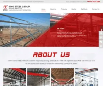 TJ-Sinosteel.com(Steel Pipe) Screenshot