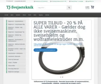 TJ-Svejseteknik.dk(Din svejseleverand) Screenshot