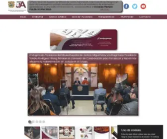 Tjacoahuila.org(Tribunal de Justicia Administrativa de Coahuila de Zaragoza Tribunal de Justicia Administrativa de Coahuila de Zaragoza) Screenshot