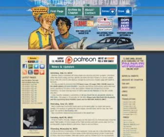 Tjandamal.com(The Less Than Epic Adventures of TJ and Amal) Screenshot