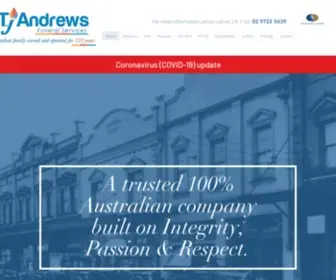 Tjandrews.com.au(A Trusted 100% Australian Company) Screenshot