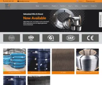 TJCywires.com(Spring Wire) Screenshot