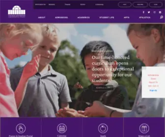Tjeffschool.org(Thomas Jefferson Independent Day School) Screenshot