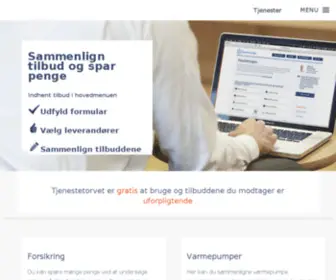 Tjenestetorvet.dk(Sammenlign) Screenshot