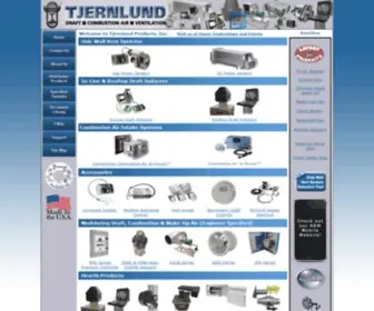 Tjernlund.com(Tjernlund Products) Screenshot