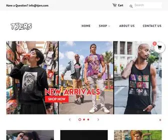 Tjers.com(Tjers Streetwear Clothing Brand) Screenshot