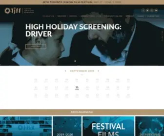 TJFF.com(The Toronto Jewish Film Foundation produces programming and projects offering the best feature films) Screenshot