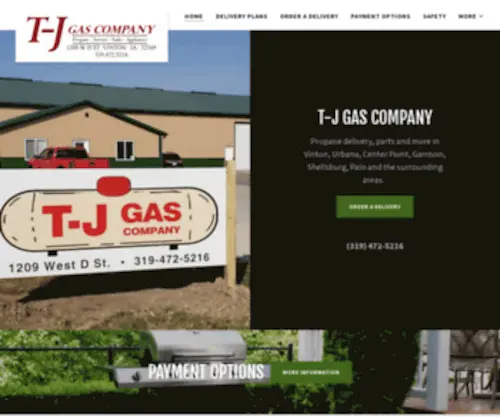 Tjgas.com(T-J Gas Company) Screenshot