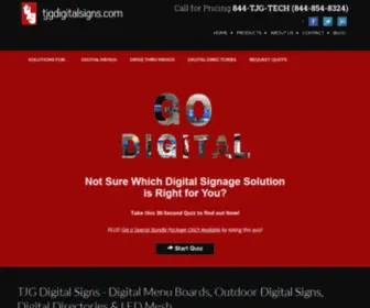 TJgdigitalsigns.com(TJgdigitalsigns) Screenshot