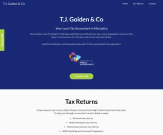 Tjgolden.com.au(Tax Accountant in Maroubra) Screenshot