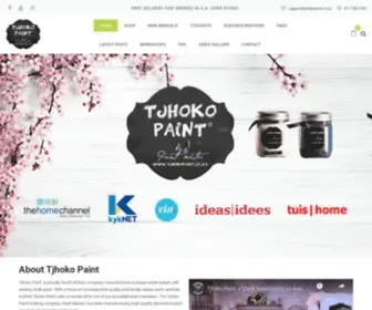 Tjhokopaint.co.za(A creamy smooth chalk paint) Screenshot