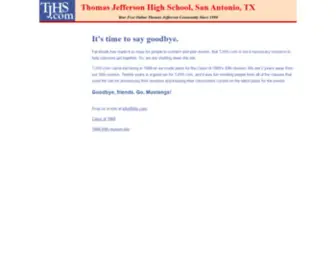 TJHS.com(Thomas Jefferson High School Reunions) Screenshot