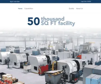 Tjmachine.com(We offer precision manufacturing solutions) Screenshot