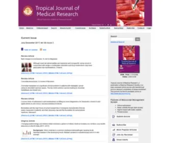 TJMrjournal.org(Tropical Journal of Medical Research) Screenshot