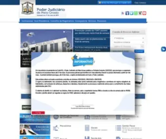TJMT.jus.br(Site do Poder Judiciário de Mato Grosso) Screenshot