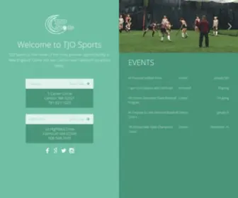 Tjosports.com(New England's Premier Baseball FacilityTJO Sports) Screenshot