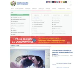 Tjpe.jus.br(Início) Screenshot
