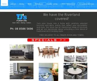 TJsfurniture.com.au(Riverland furniture Store) Screenshot