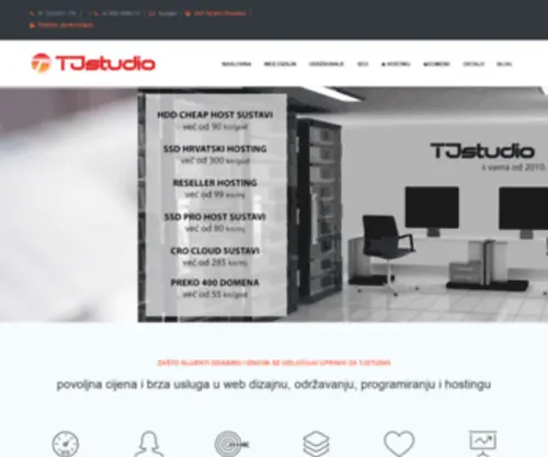TJstudio.info(TJstudio profesionalne usluge od 2009. godine) Screenshot