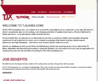 TJxjobs.com(The TJX Companies) Screenshot