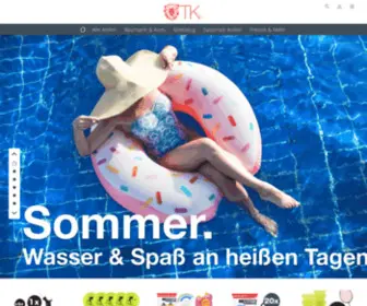 TK-Gruppe.com(Über 3.000.000 Kunden europaweit) Screenshot