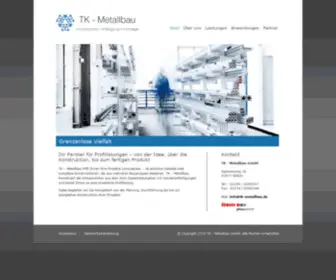 TK-Metallbau.de(Metallbau GmbH) Screenshot