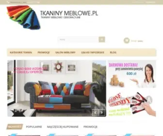 Tkaniny-Meblowe.pl(Materiały tapicerskie) Screenshot