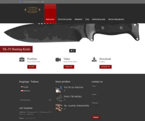 Tkardinpisau.co.id(Kardin Pisau Indonesia) Screenshot