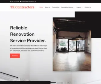 Tkcontractors.sg(TK Renovation Contractor) Screenshot