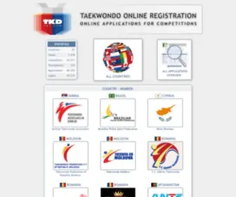 TKD-Reg.com(Online registration for Taekwondo Competitions) Screenshot