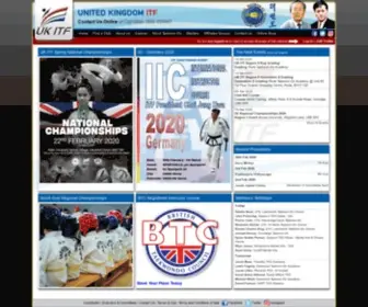 TKD.co.uk(UK ITF) Screenshot