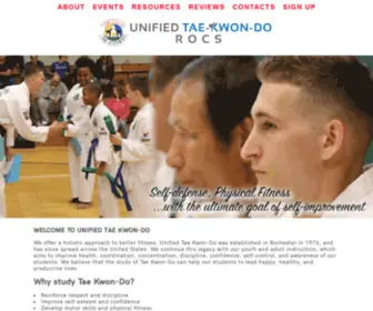 TKdrocs.com(Unified Tae Kwon) Screenshot