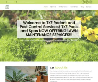 Tkerodentandpest.com(Professional and Powerful Home Pest Control Services) Screenshot