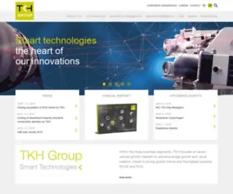 TKHgroup.com(Technology company TKH Group NV (TKH)) Screenshot