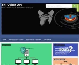TKJCyberart.org(TKJ Cyber Art) Screenshot