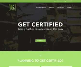 Tkkosher.com(Truly Kosher Certification) Screenshot