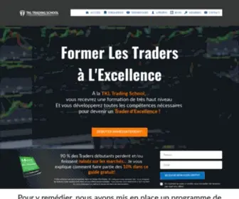 TKLtradingschool.com(Former les Traders a l'Excellence) Screenshot