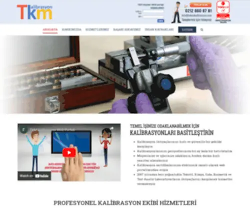 TKM-Kalibrasyon.com(Teknolojik Kalibrasyon Merkezi) Screenshot