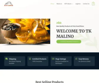 Tkmalino.com(Your Most Trustworthy Trading Partner) Screenshot