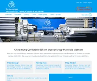 TKmvietnam.com.vn(Thyssenkrupp Materials Vietnam) Screenshot