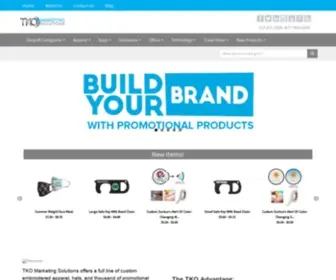 Tkomarketingsolutions.com(Custom Promotional Products and Apparel ) Screenshot