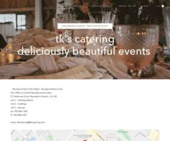 TKscatering.com(Tk's Catering) Screenshot