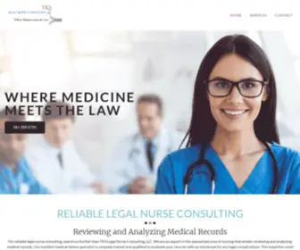 TKslegalnurseconsultingllc.com(TKS Legal Nurse Consulting) Screenshot