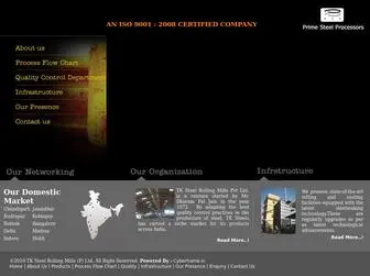 TKsteels.com(Rolling Mills (P) Ltd) Screenshot